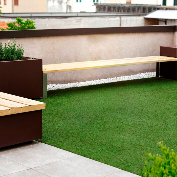 Relva Jardim Artificial para interior e exterior 7 mm rolo 1 x 25 M