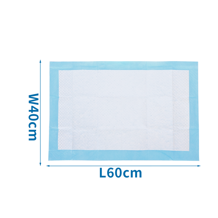 Tapete Resguardos Higiênicos com Adesivos Tamanho S 60 x 40 cm Pack de 10 Unidades