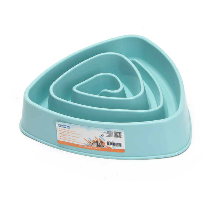 Comedouro anti gula para cães e gatos