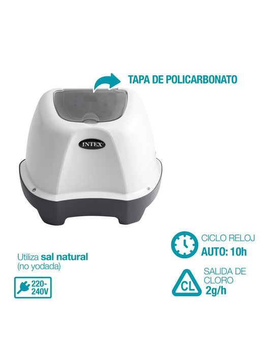 Intex Clorador de Sal Krystal Clear QS200