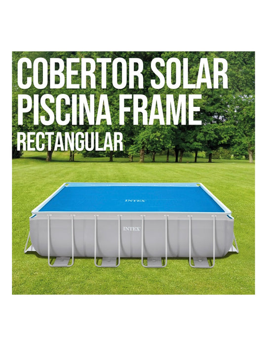Cobertura Solar INTEX 400 x 200 cm – Proteção, Conservação de Temperatura e Economia de Água