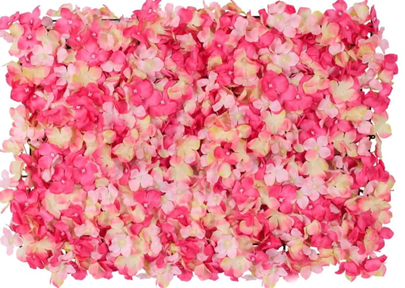 Painel Jardim Vertical de Parede com Flores Artificiais 40x60 cm – Beleza e Frescor sem Manutenção