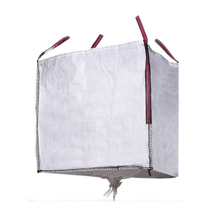 Big Bag Saco Para Entulho 90X90X90Cm Com Válvula. A Cor Branca Suporta Até 1000Kg Densidade 100G/M²