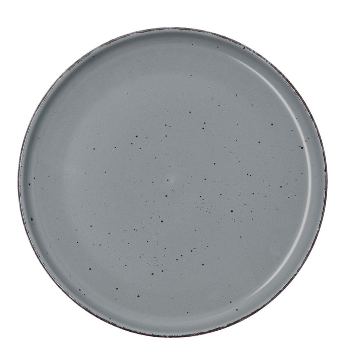 Conjunto de Mesa em Cerâmica DUNA Cinza Quid – 12 Peças para 4 Pessoas