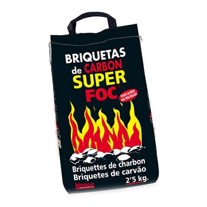 Briquetes De Carvão Vegetal 2,5Kg 08006 Superfoc