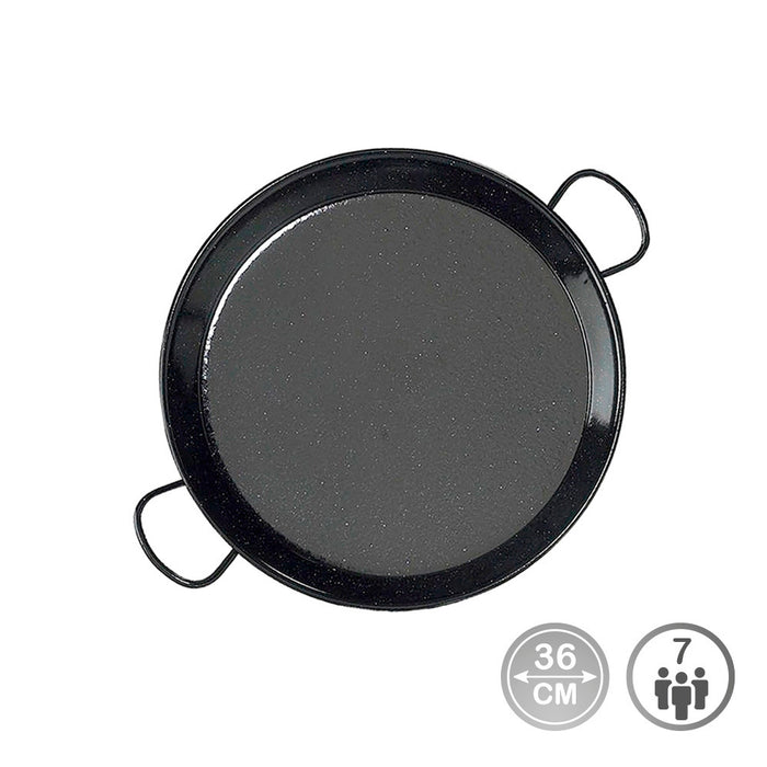 Figideira De Esmaltada Para Indução E Vitrocerâmica Ø36Cm (7 Porções). Vaello
