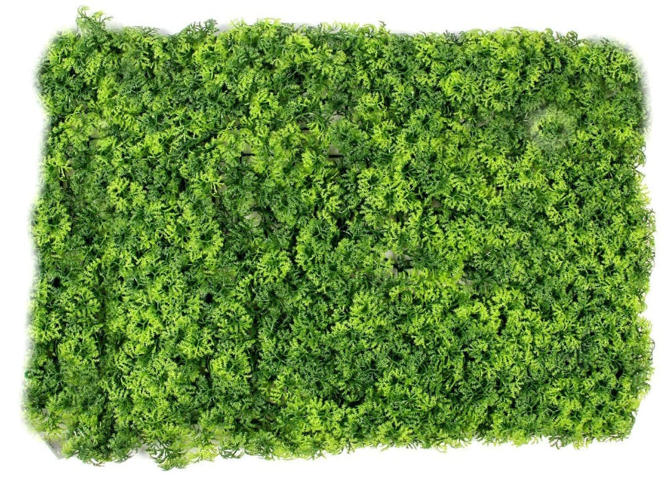 Painel Jardim Vertical de Parede com Plantas Artificiais de 60 x 40 cm