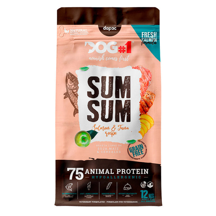 DOG-1 Sum Sum Grain Free salmon and tuna recipe 12 kg