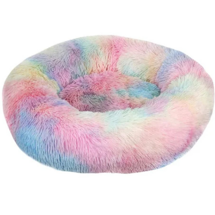 Cama redonda com pêlo Relax 50 cm Arco Iris