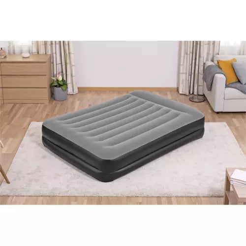 BESTWAY Colchão Duplo com Bomba Embutida e Almofada 203x152x46cm
