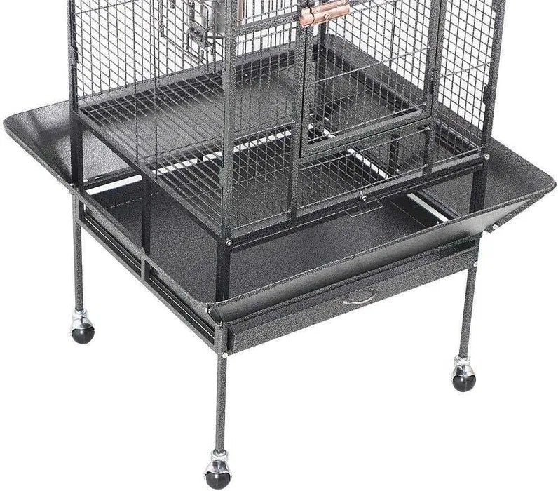 Gaiola para Papagaio 82x77x165 cm – Espaço, Conforto e Segurança para o seu Pássaro