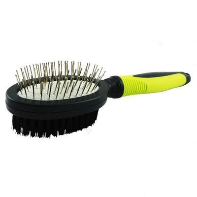 Pente Duplo Oval em Borracha S - Vendas E Afins - NOBLEZA