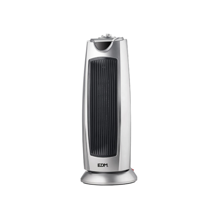 Aquecedor Torre Cerâmico, Oscilante - Modelo Silver - 1000/2000W Edm