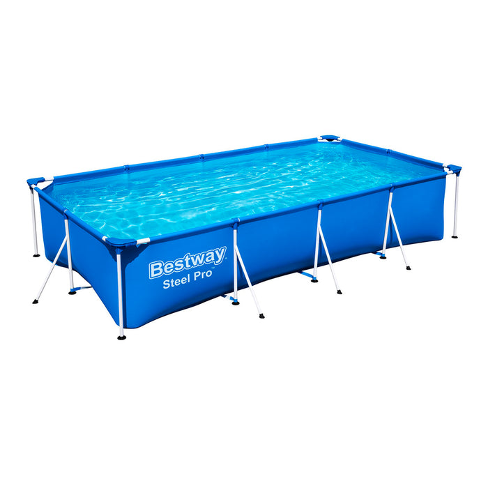 Piscina Retangular Bestway Steel Pro 400x211x81 cm