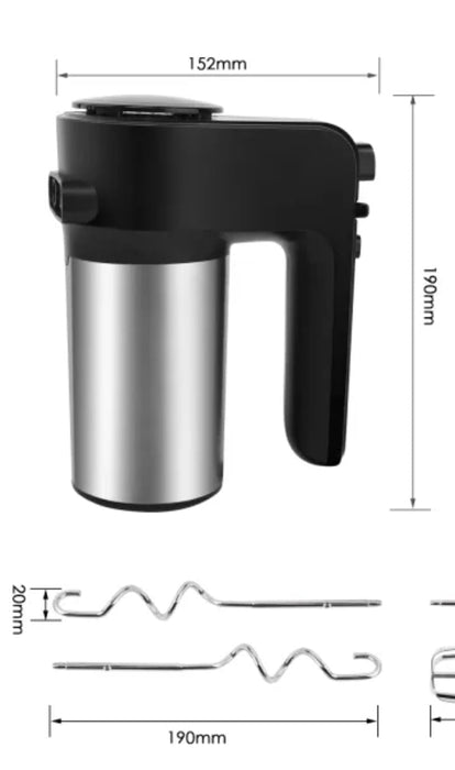 Batedeira de Mão 300W 6 Velocidades – Potência, Versatilidade e Facilidade na Cozinha