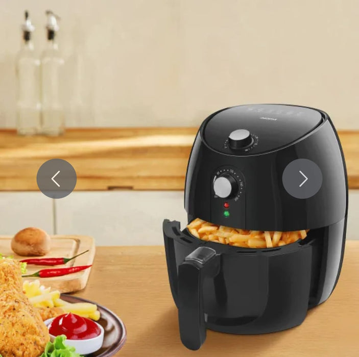 Fritadeira a Ar 1500W 3,5L – Cozinhe de Forma Saudável, Rápida e Sem Complicações