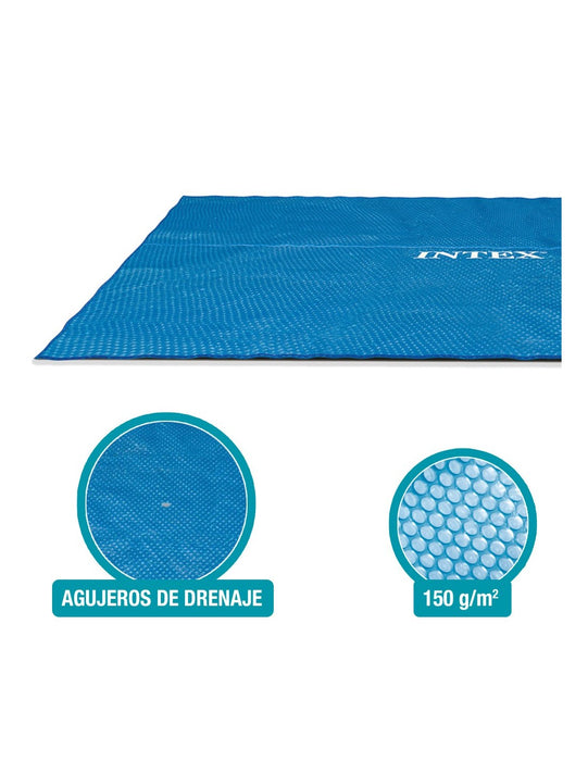 Cobertura Solar INTEX 400 x 200 cm – Proteção, Conservação de Temperatura e Economia de Água