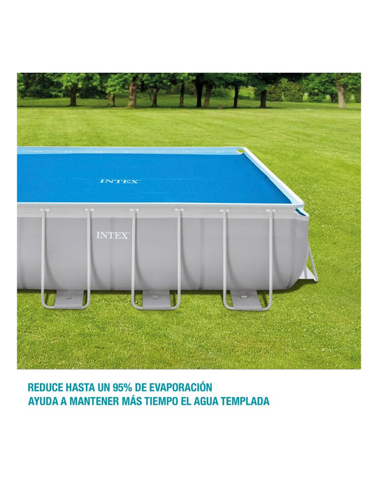 Cobertura Solar INTEX 400 x 200 cm – Proteção, Conservação de Temperatura e Economia de Água
