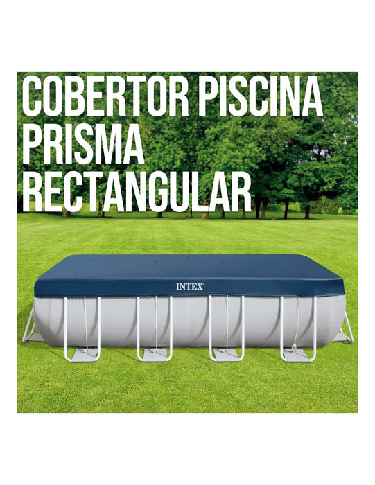 Cobertura INTEX em Vinil para Piscinas Retangulares 400 x 200 cm – Proteção Eficiente Contra Sujidade e Intempéries