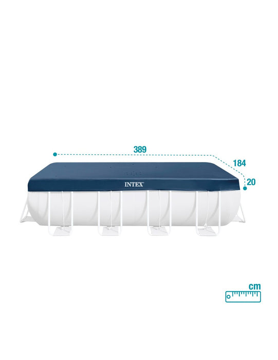 Cobertura INTEX em Vinil para Piscinas Retangulares 400 x 200 cm – Proteção Eficiente Contra Sujidade e Intempéries