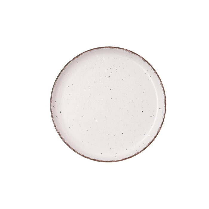 Prato Sobremesa Cerâmica Branco DUNA - Quid 20x2,5CM (6 Unidades)