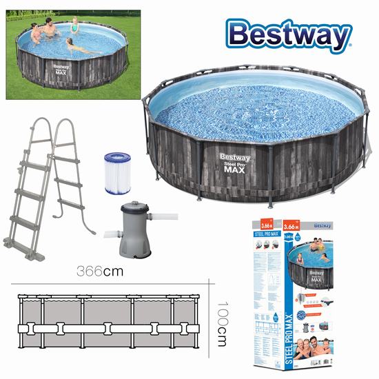 Bestway Piscina Tubular Steel Pro Max 366 x 100cm