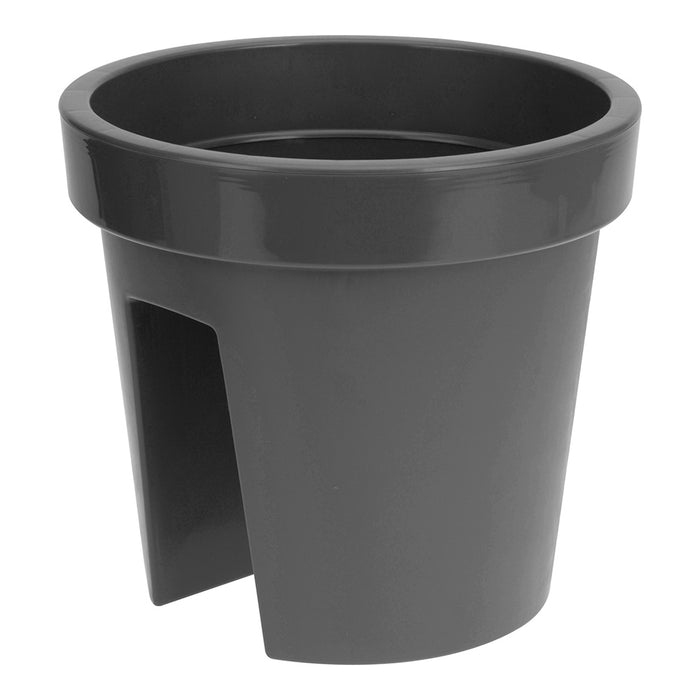 Vaso De Injeção De Cor Antracita Para Varandas Ø28Cm