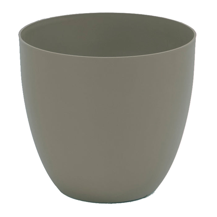 Vaso De Injeção Modelo Cuenco Ø18Cm Cor Taupe