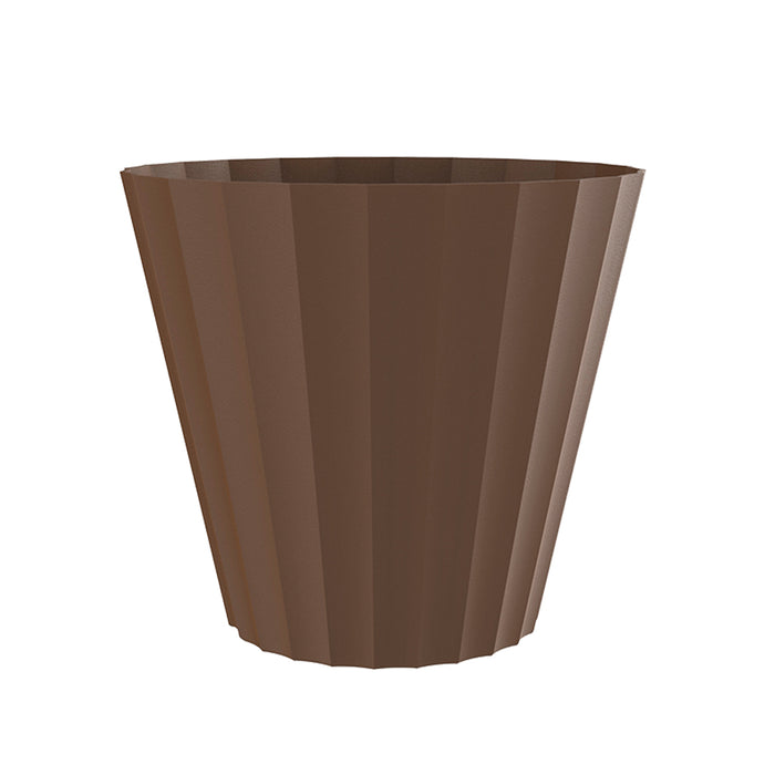 Vaso De Injeção Doric Cor Bronze Ø32X29Cm