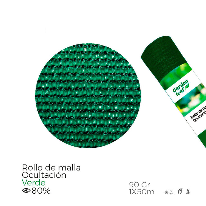 Rolo De Malha De Ocultaçao Cor Verde 90G 1X50M Edm