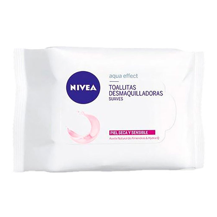 Toalhetes Desmaquilhantes Nivea 2 "Pele Seca E Sensível" 40 Unid.