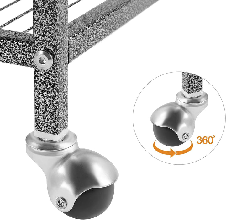 Gaiola para Pássaros Suporte e Rodas 62 x 43 x 136 cm