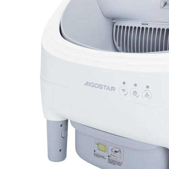 Caixa de Areia Inteligente para Gatos com WiFi e Entrada Superior – SL03