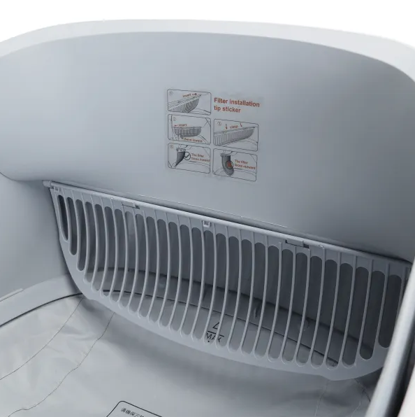 Caixa de Areia Inteligente para Gatos com WiFi e Entrada Superior – SL03