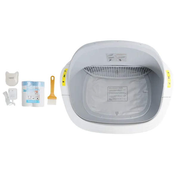 Caixa de Areia Inteligente para Gatos com WiFi e Entrada Superior – SL03