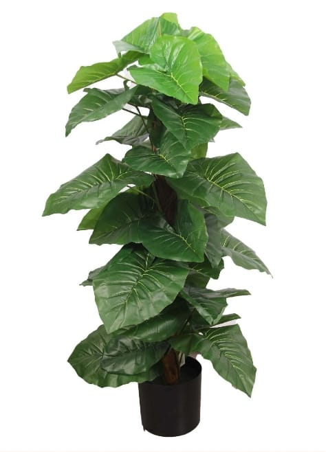 Planta Artificial com vaso Filodendro Gigante 120 cm