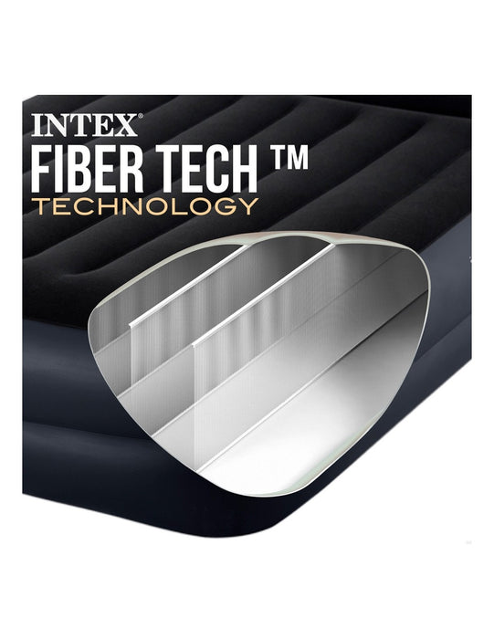 Colchão Insuflável INTEX Queen Plus Pillow Rest Raised 152 x 203 x 42 cm