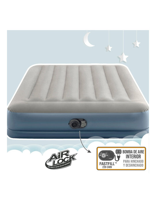 Colchão Insuflável INTEX Queen Mid-Rise Pillow Rest 152 x 203 x 30 cm