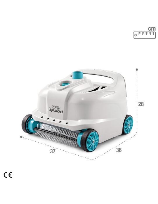 Aspirador Limpador de piso e parede INTEX Deluxe ZX300