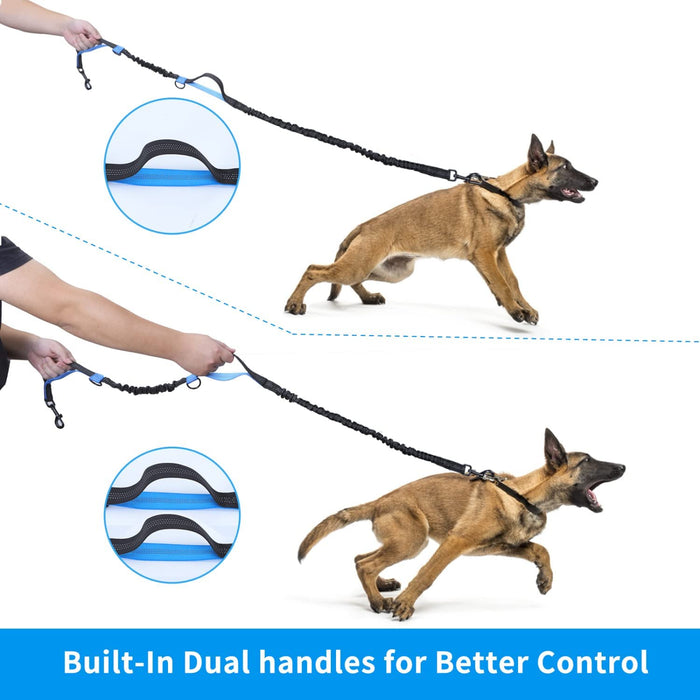 Trela retrátil para cães mãos livres elástica com bolso Walking Free-NOBLEZA-Vendas E Afins