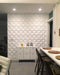 Painéis decorativos de parede 3D em PVC 50 x 50 cm (12 peças) - Vendas E Afins - Vendas E Afins