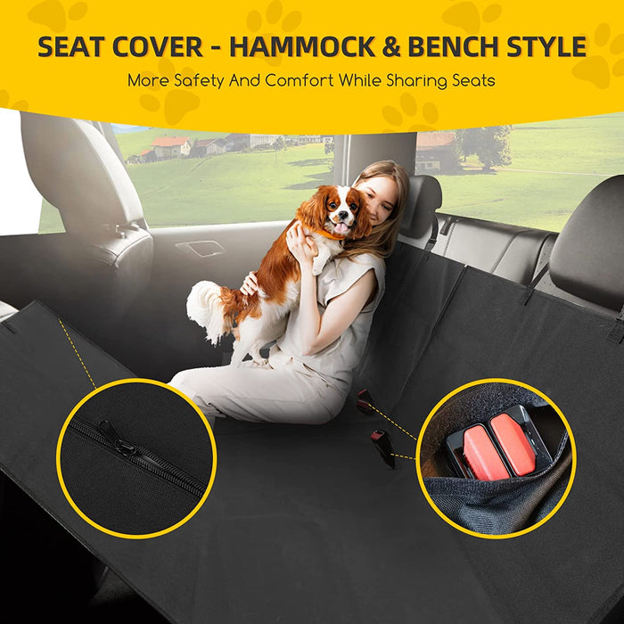 Capa de assento de carro para cães impermeável 147 x 145 cm-NOBLEZA-Vendas E Afins