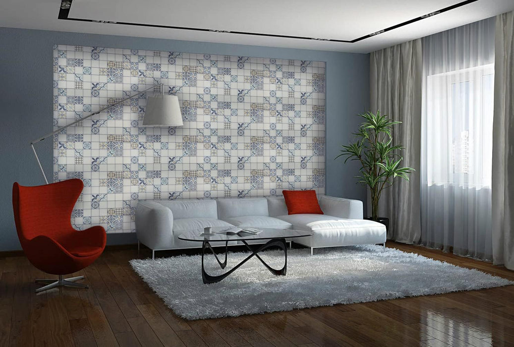Painéis de parede 3D de PVC decorativos para azulejos e revestimentos (10 unidades)