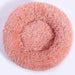 Cama redonda com pêlo Relax 50 cm rosa - Vendas E Afins - Vendas E Afins