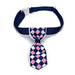 Coleira com gravata para cão xadrez - Vendas E Afins - NOBLEZA